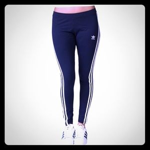 Women’s Dark Navy Blue Adidas Skinny Leggings
